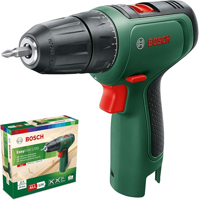 Bosch EasyDrill cordless drill assembling a beachy wall hook. Compact, lightweight, and perfect for DIY coastal woodworking projects.